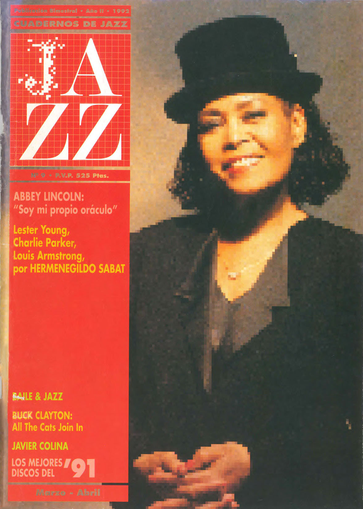 Cubierta del número 9 de la revista Cuadernos de Jazz