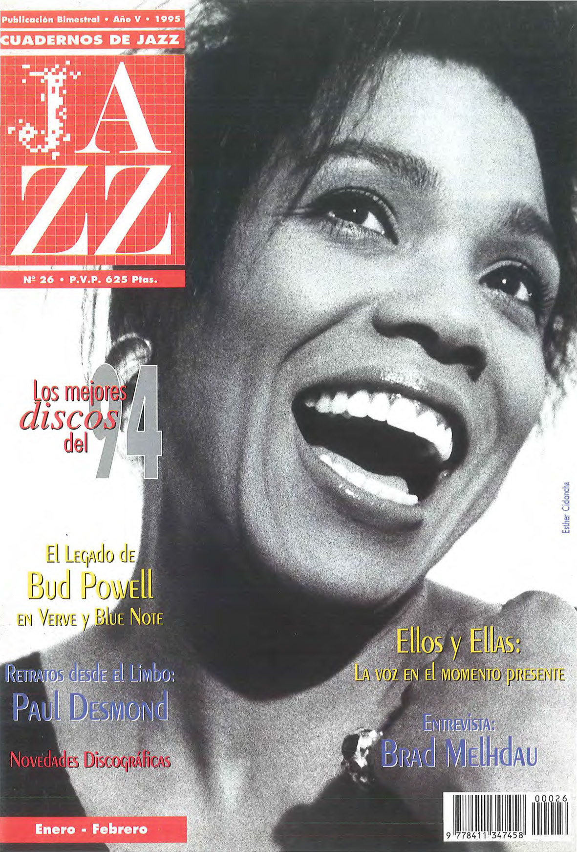 Cubierta del número 26 de la revista Cuadernos de Jazz