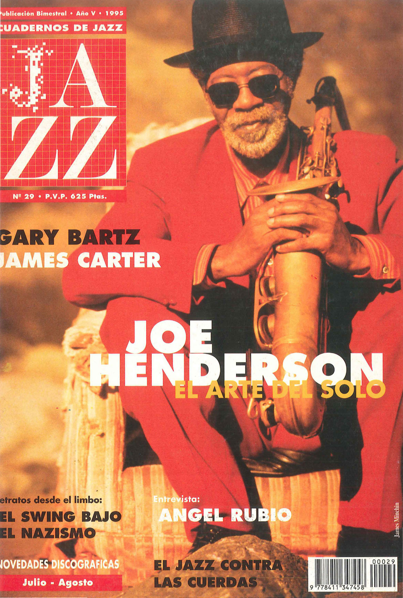 Cubierta del número 29 de la revista Cuadernos de Jazz