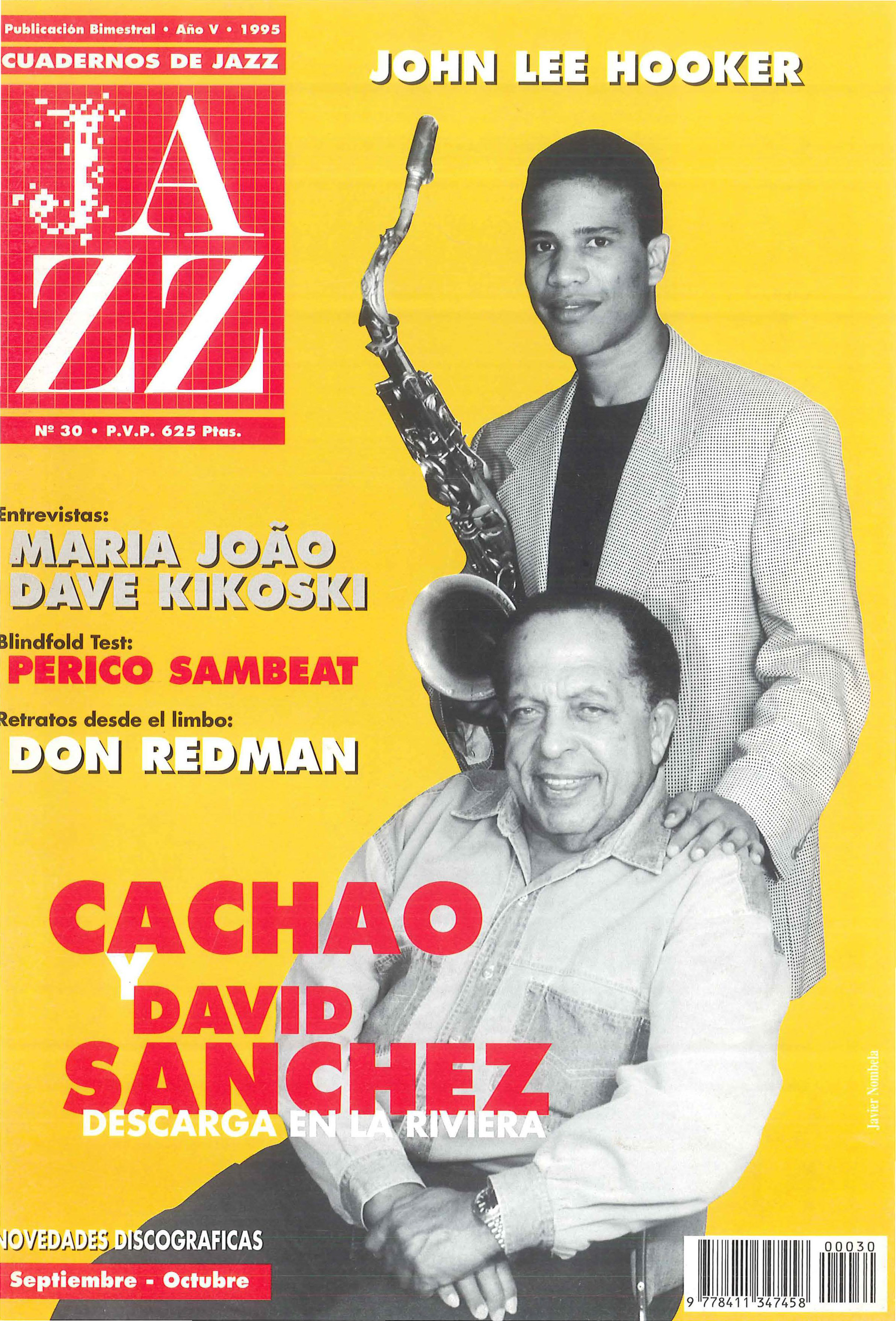Cubierta del número 30 de la revista Cuadernos de Jazz