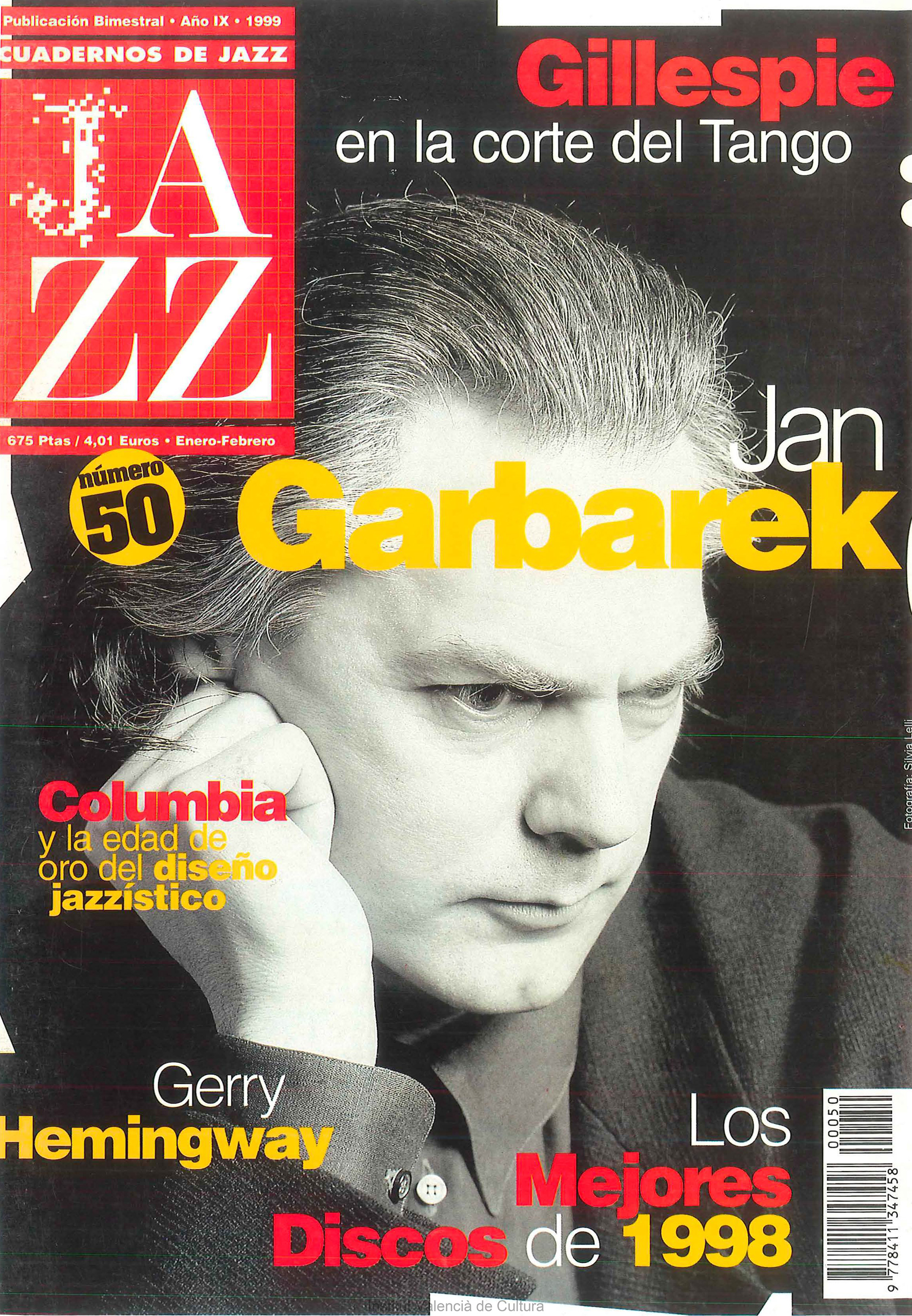 Cubierta del número 50 de la revista Cuadernos de Jazz